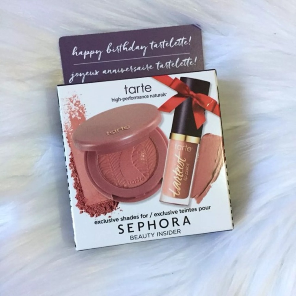 Tarte blush and lipgloss duo